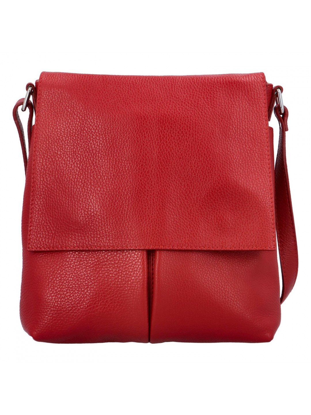 Dámská kožená kabelka tmavě červená – ItalY Ellie