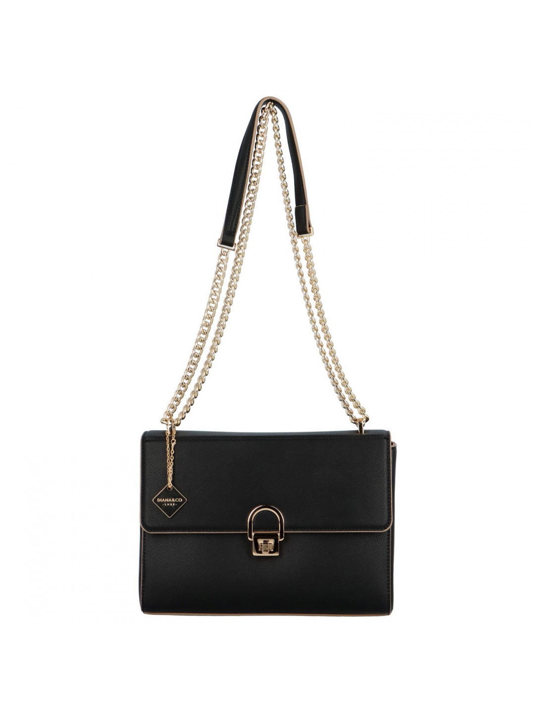 Dámská crossbody kabelka černá - DIANA CO Sticchia