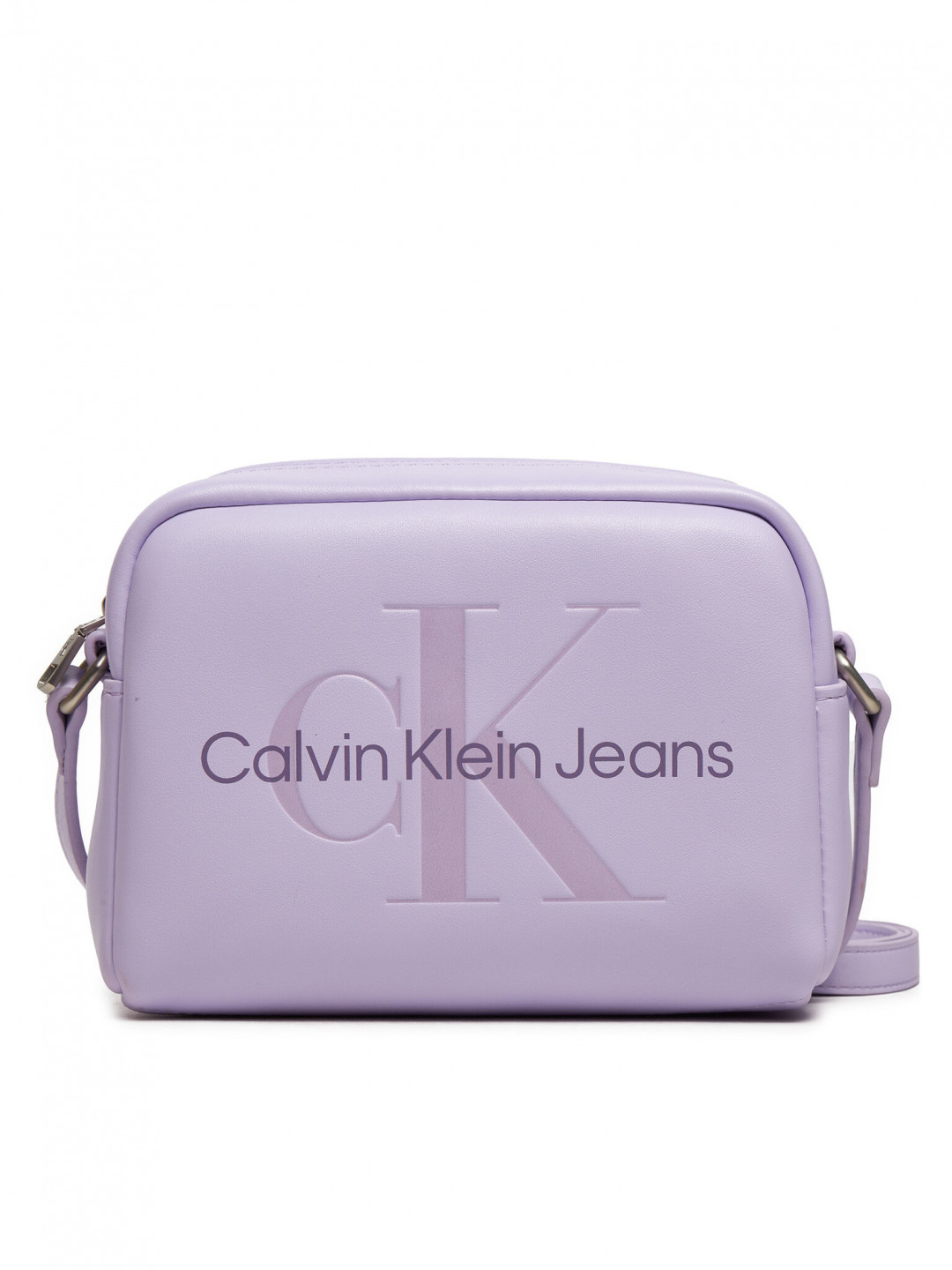 Calvin Klein Jeans Kabelka Sculpted Camera Bag18 Mono K60K612220 Fialová