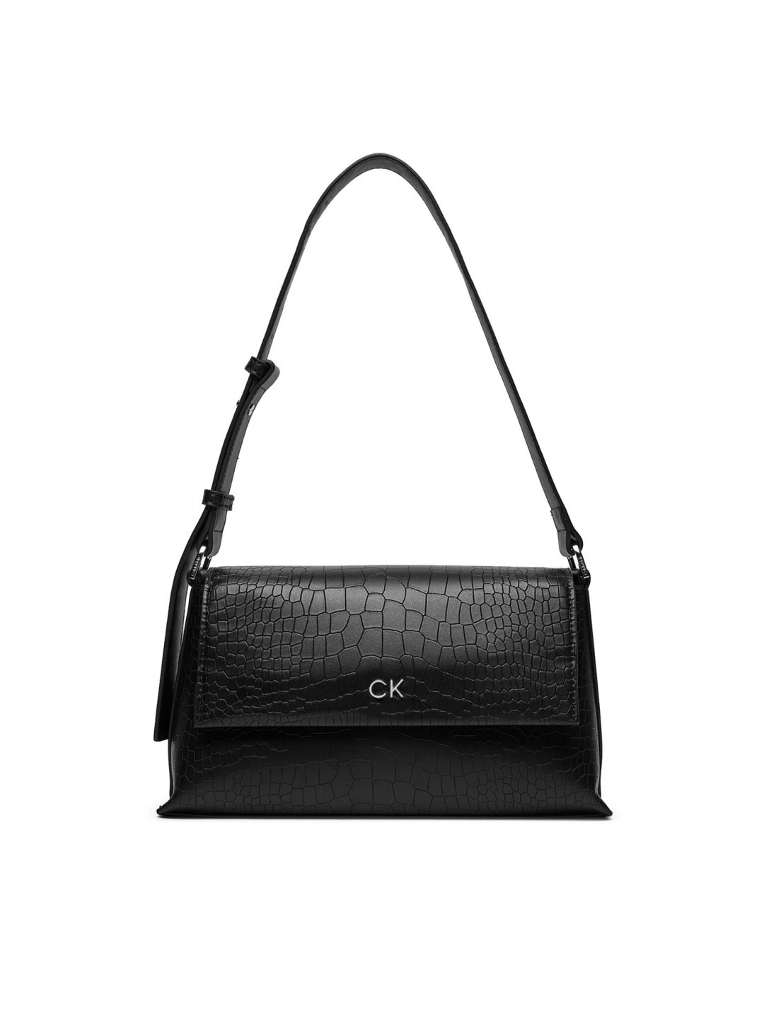 Calvin Klein Kabelka Ck Daily Shoulder Bag Croco K60K612142 Černá