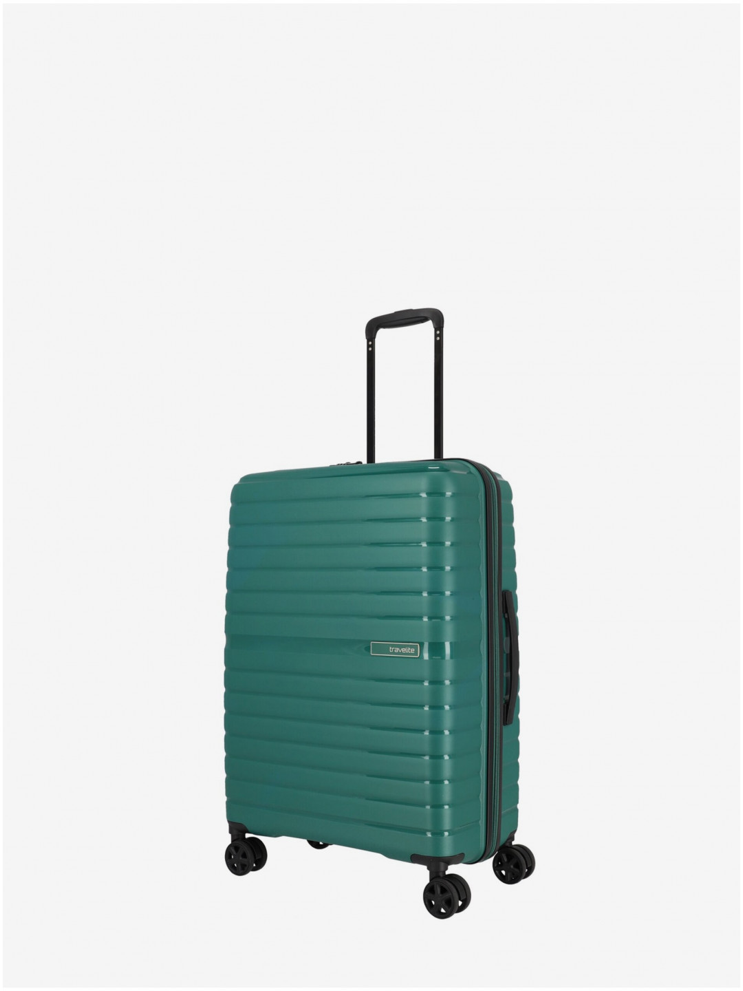 Petrolejový cestovní kufr Travelite Trient M Green