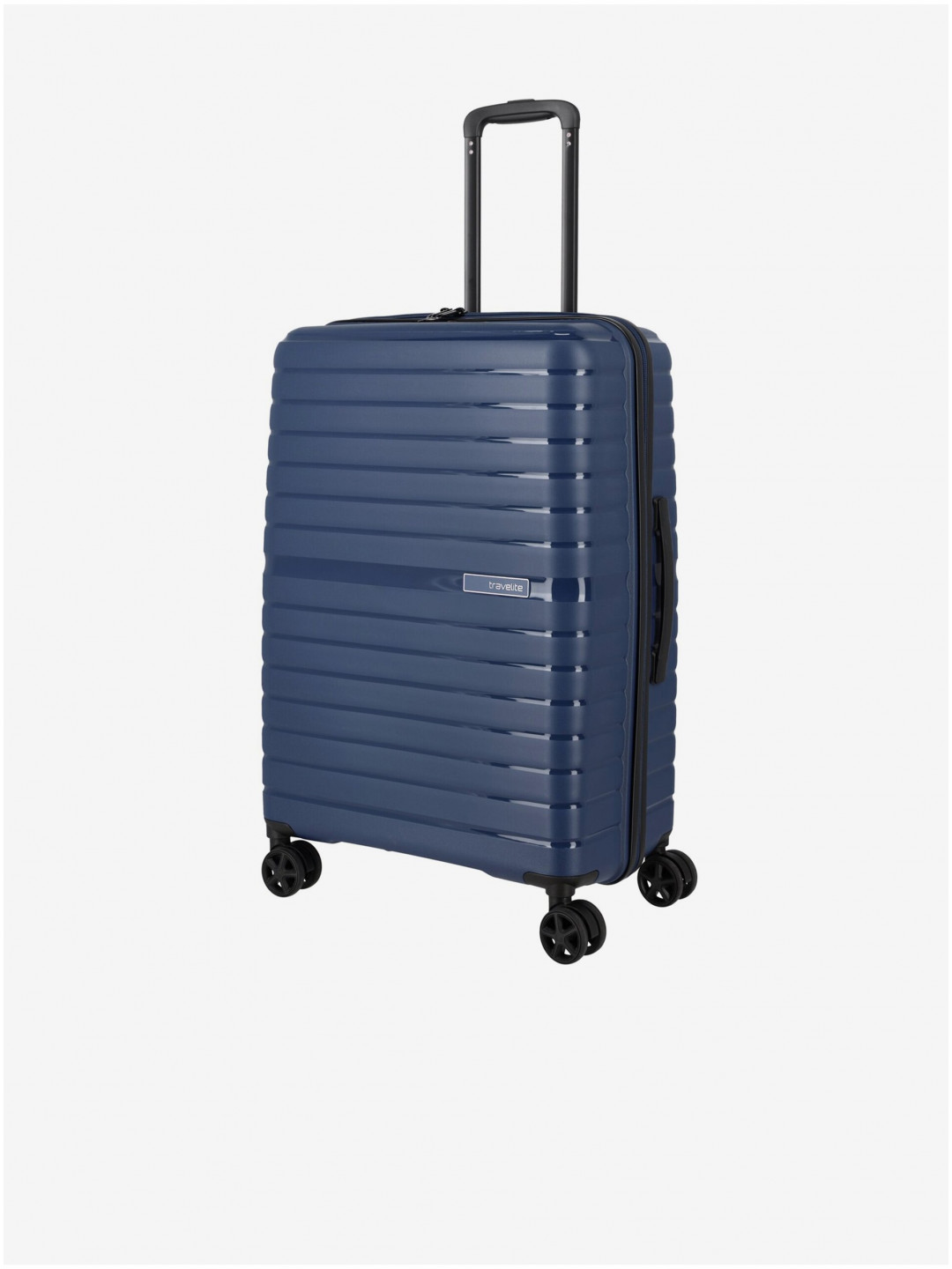 Tmavě modrý cestovní kufr Travelite Trient M Blue