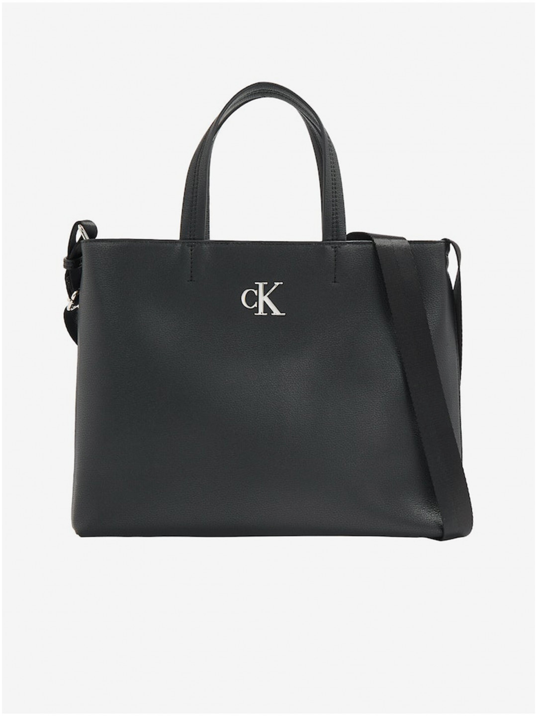 Černá dámská kabelka Calvin Klein Minimal Monogram Slim Tote 26