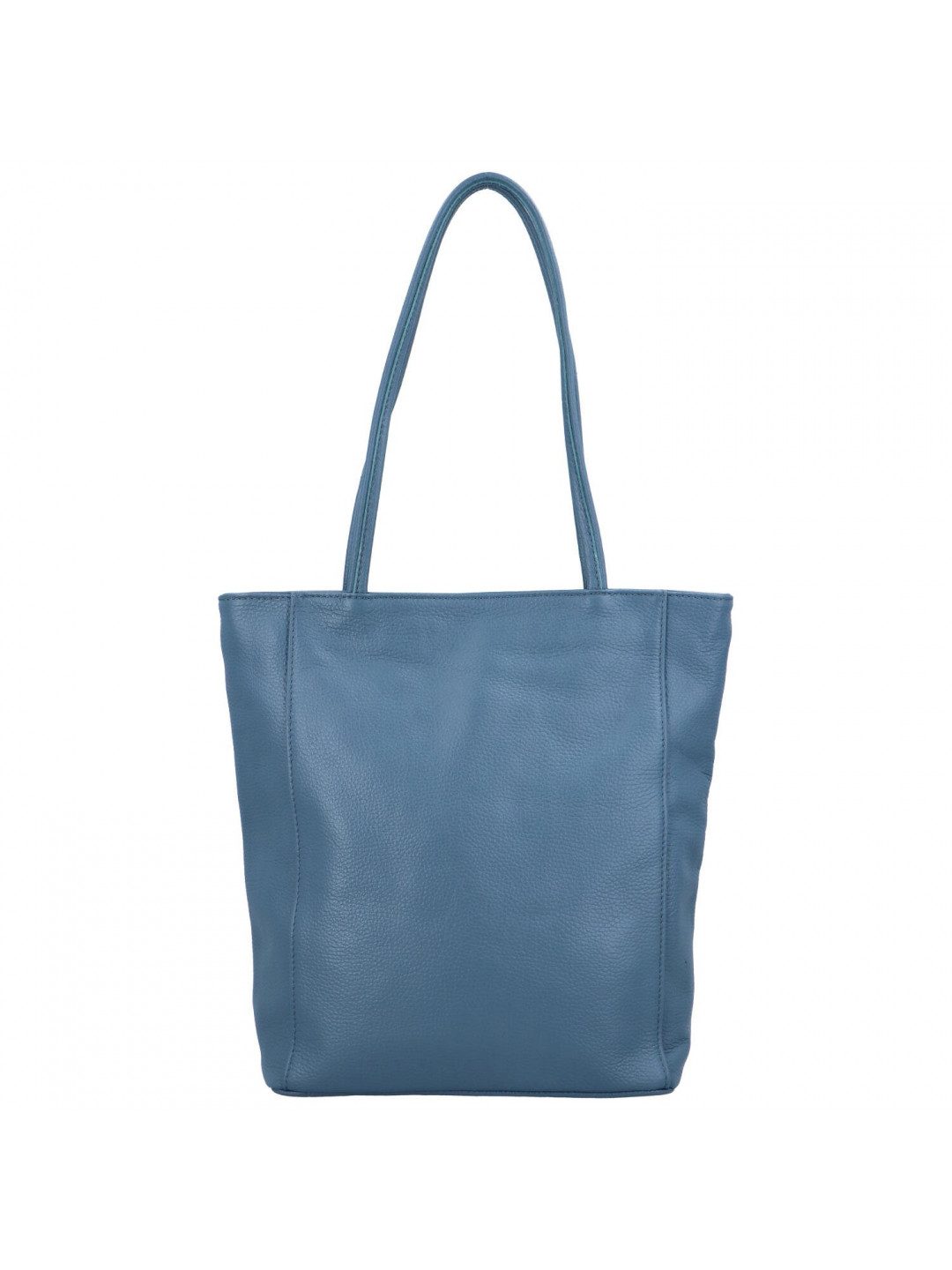 Luxusní dámská kožená kabelka Jane světle modrá