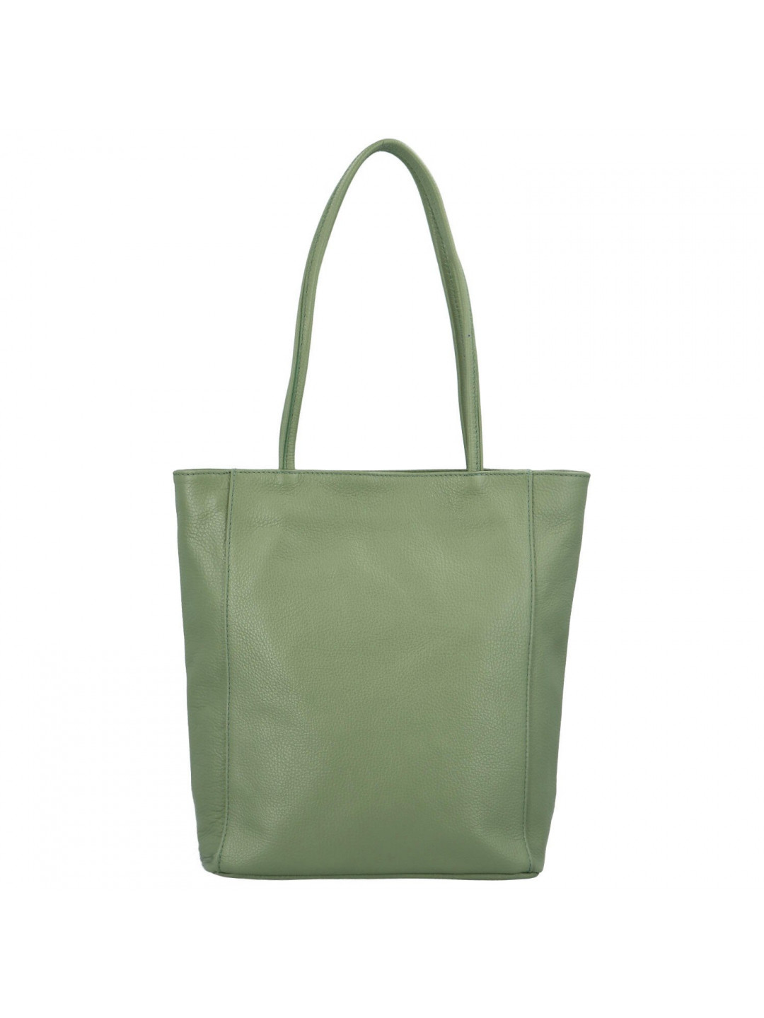 Luxusní dámská kožená kabelka Jane zelená