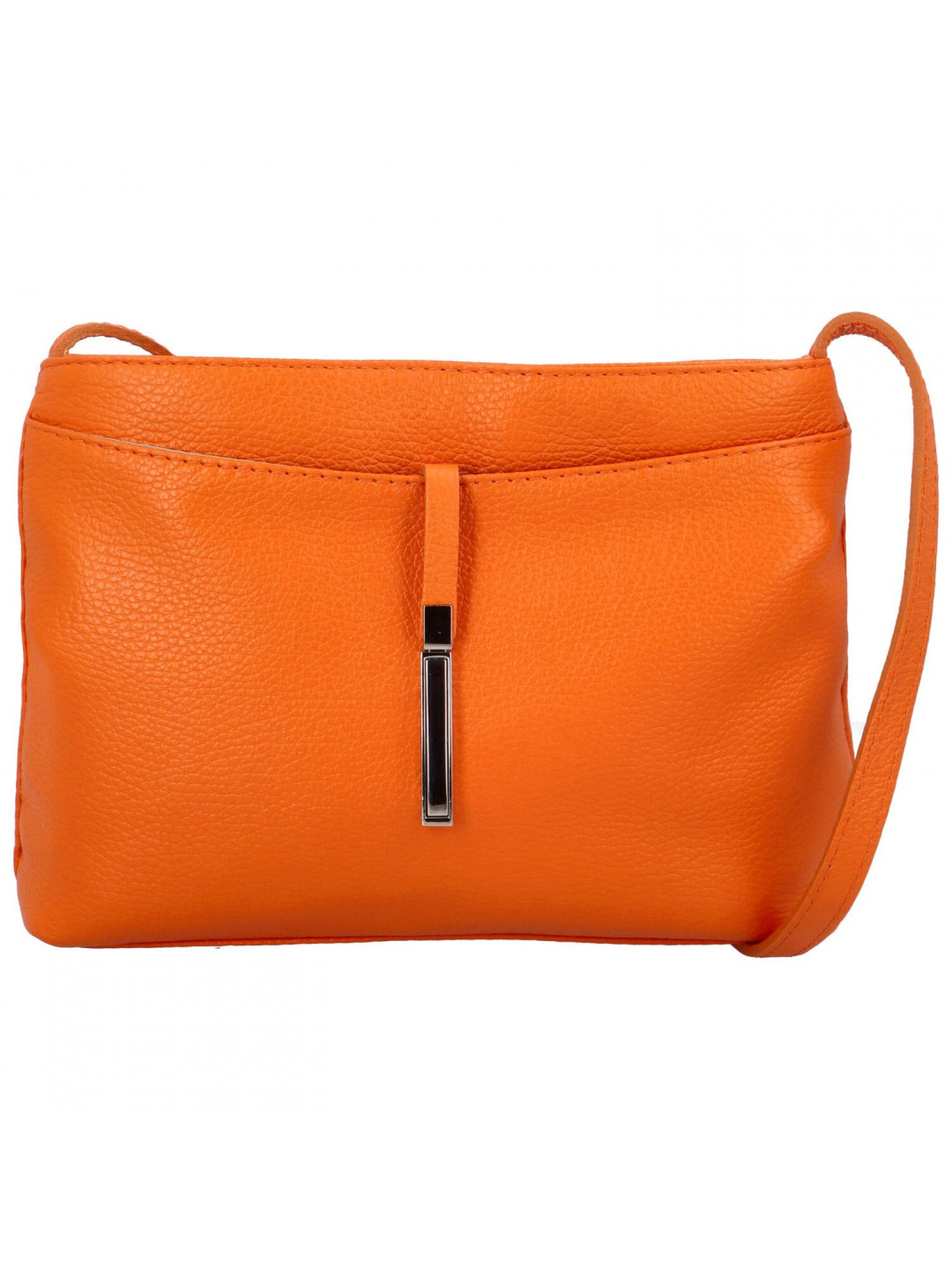 Dámská kožená kabelka Mirna oranžová
