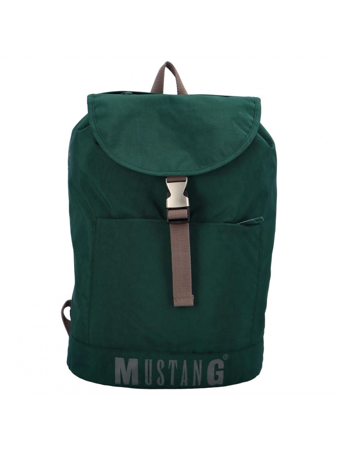 Stylový voděodolný batoh tmavě zelený – Mustang Grymo