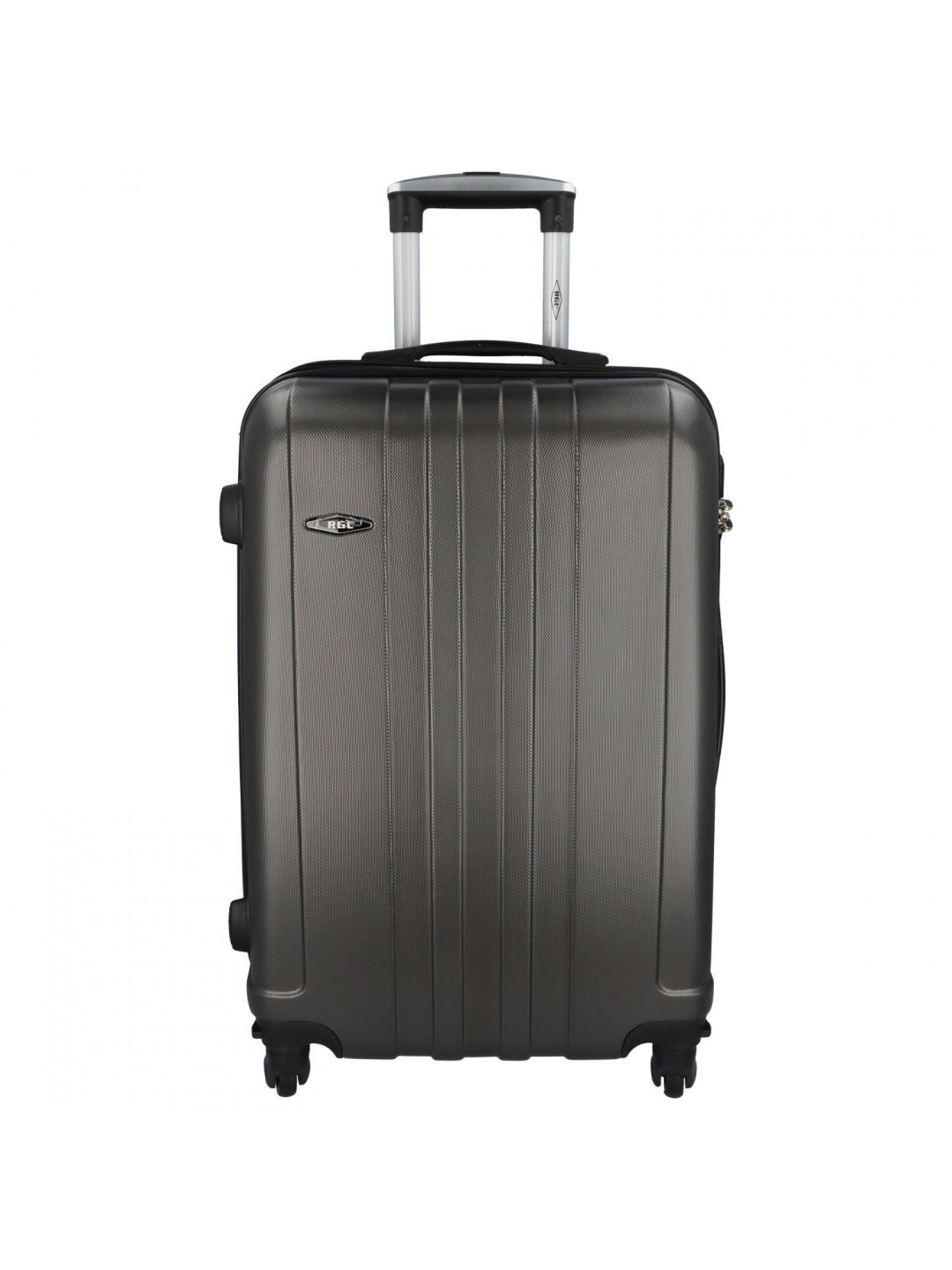 Skořepinový cestovní kufr tmavě šedý – RGL Blant S