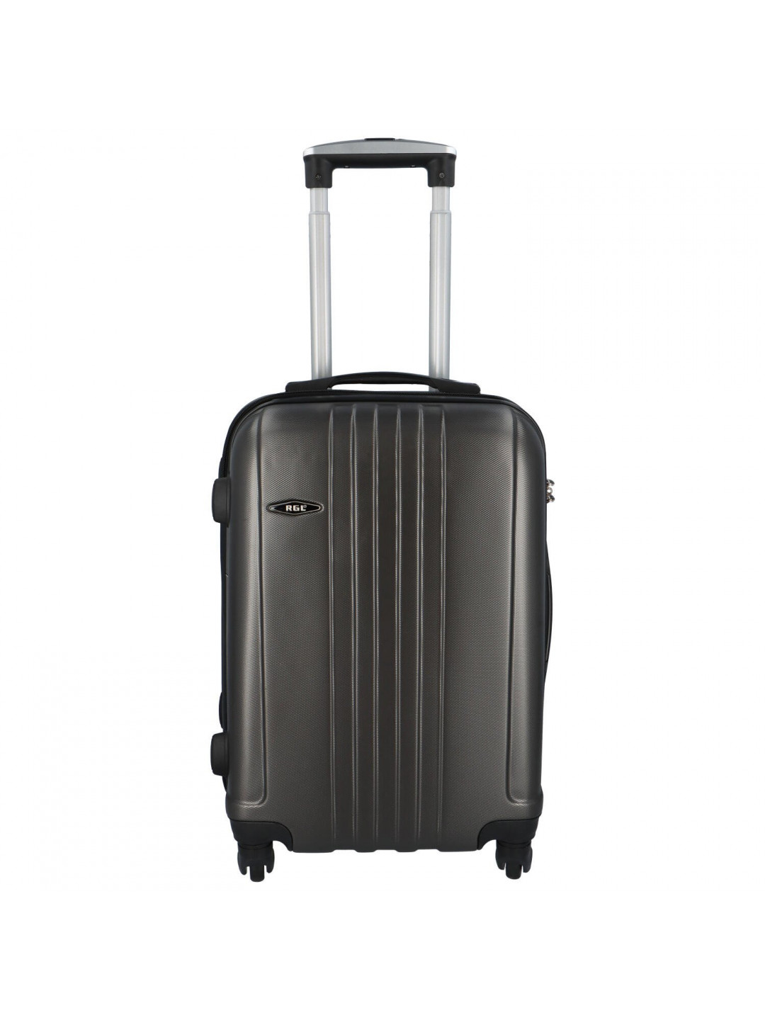 Skořepinový cestovní kufr tmavě šedý – RGL Blant XS