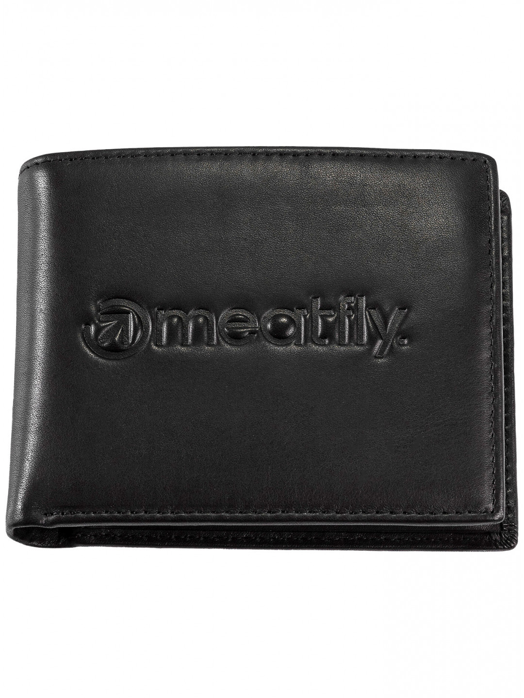 Meatfly pánská peněženka Brazzer Black Černá Velikost One Size