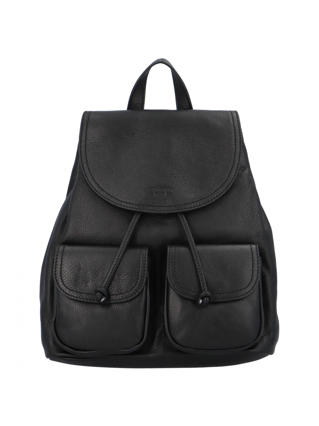 Luxusní dámský kožený batoh černý – Hexagona Doulinq