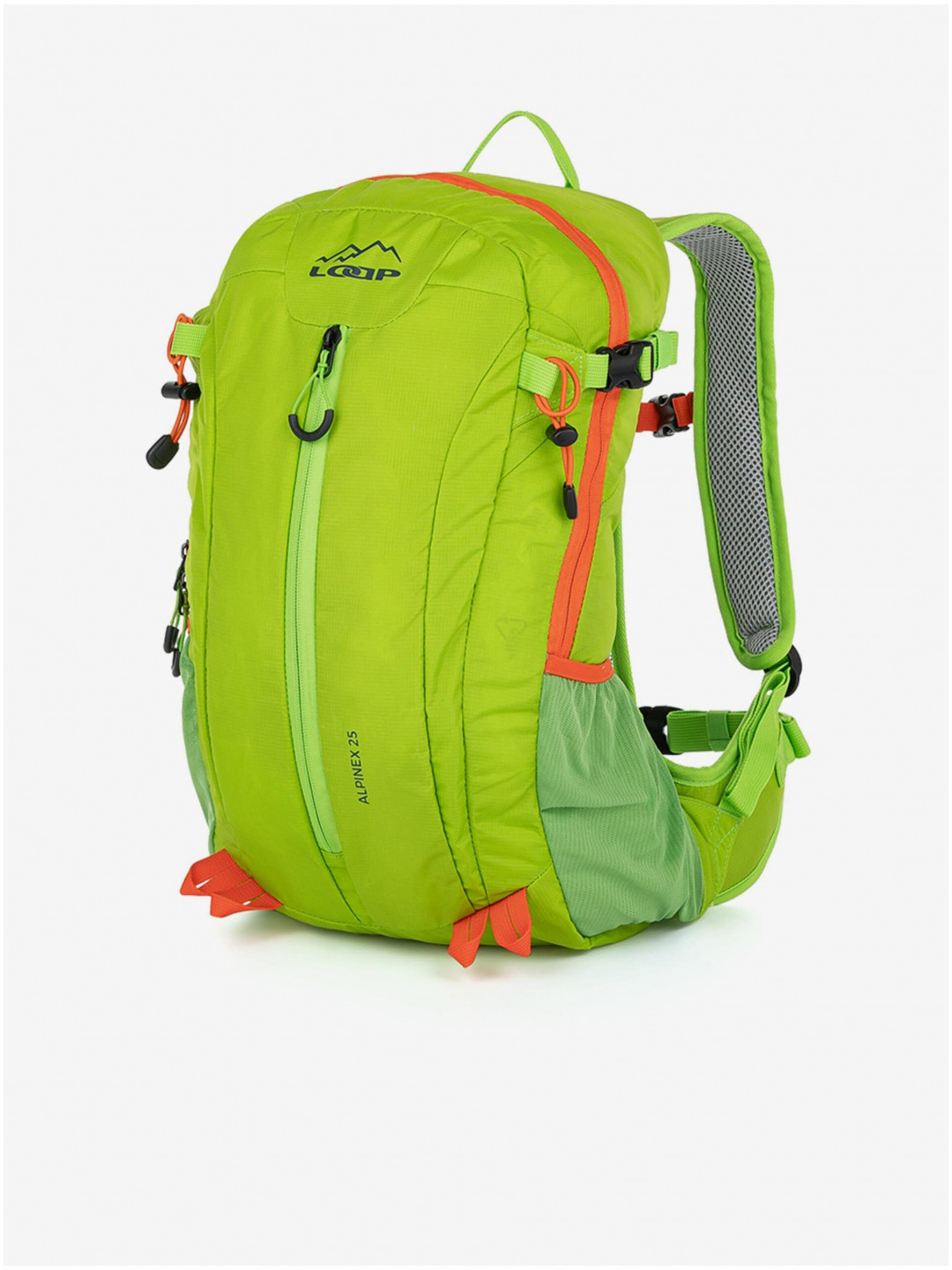 Oranžovo-zelený turistický batoh 25 l LOAP Alpinex 25