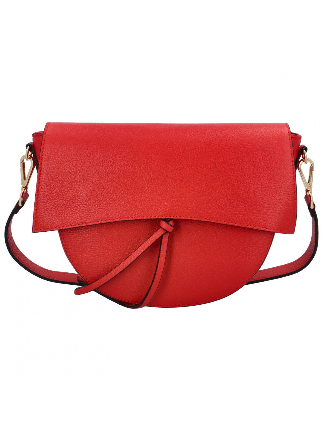 Dámská luxusní kožená kabelka červená – ItalY Mephia
