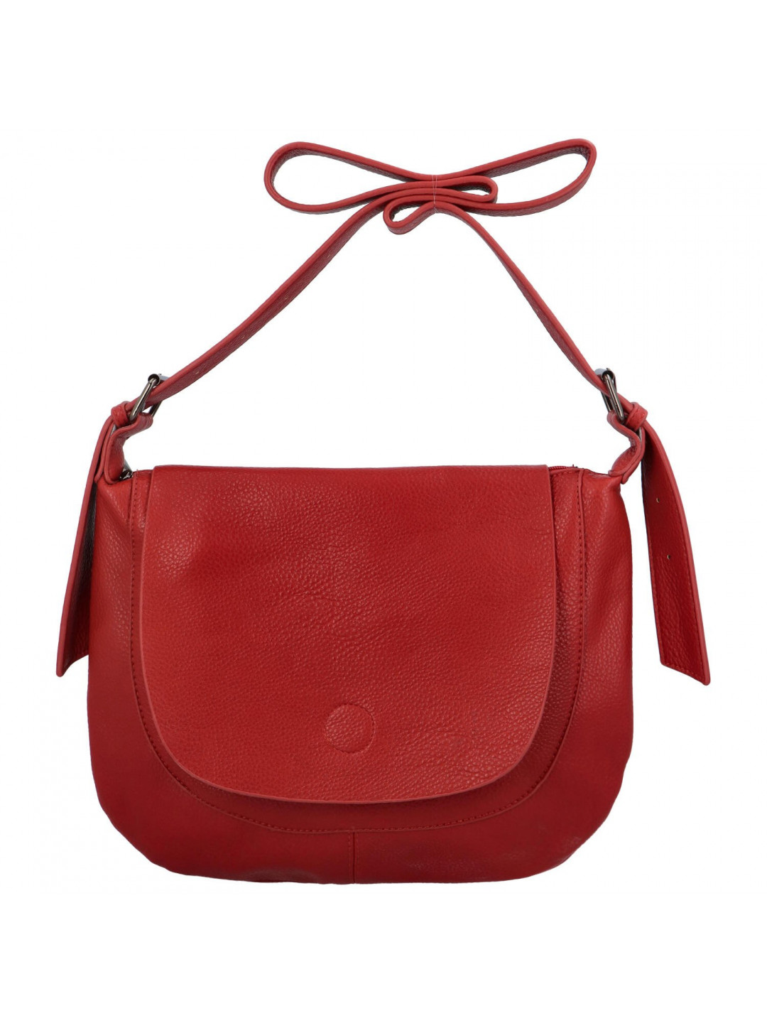 Dámská crossbody kabelka červená – Paolo bags Sisi