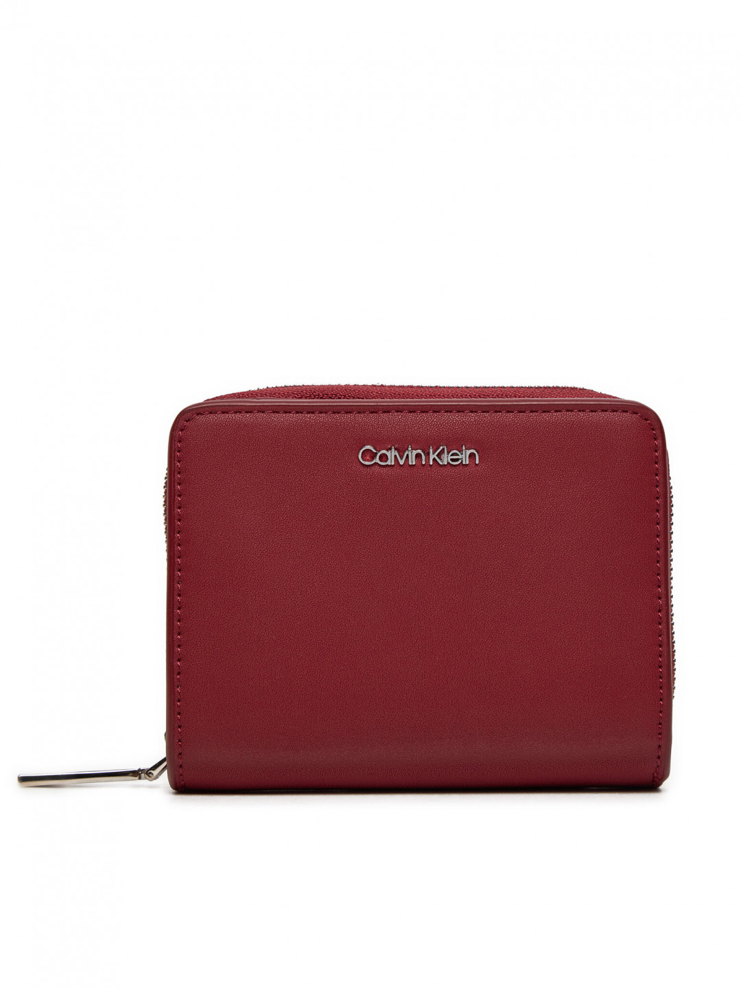 Calvin Klein Malá dámská peněženka Ck Must Medium Zip Around Wallet K60K611937 Červená