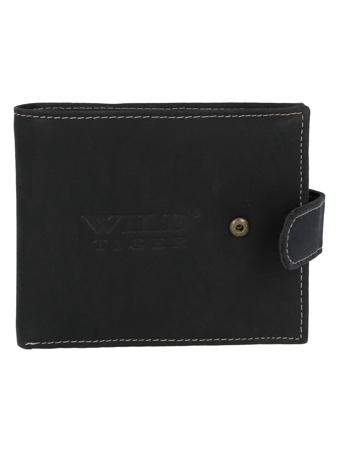 Kožená pánská černá peněženka – WILD Tere 2