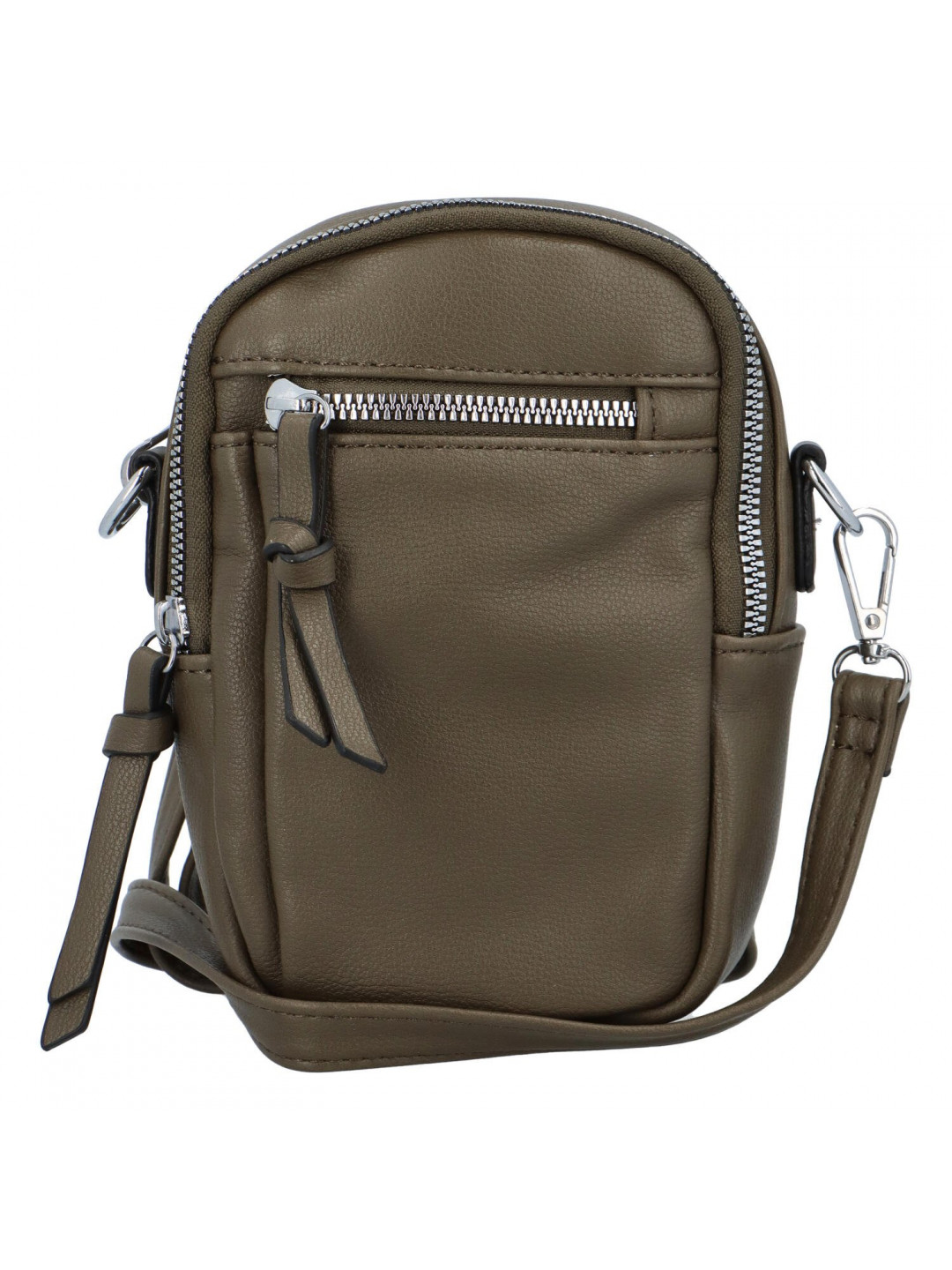 Dámská crossbody kabelka tmavě zelená – Paolo bags Osaiasi