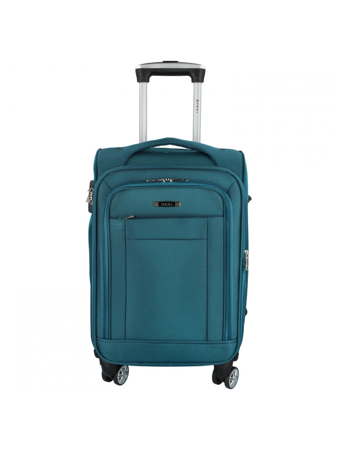 Látkový kufr ORMI Donar velikost S modrozelená