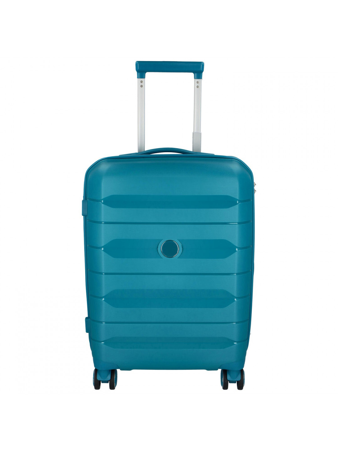 Cestovní plastový kufr Hesol velikost S tyrkysová
