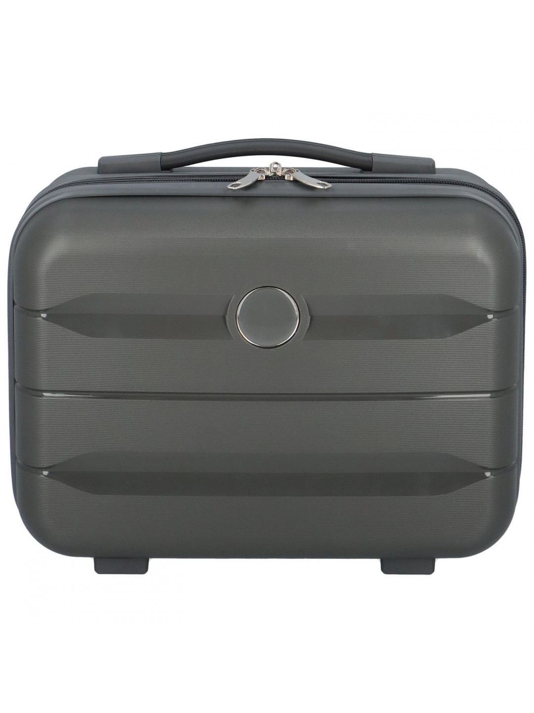 Cestovní plastový kufr Hesol velikost XS tmavě šedá