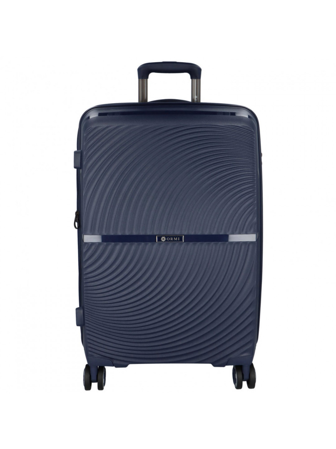 Cestovní plastový kufr Darex velikosti M tmavě modrý