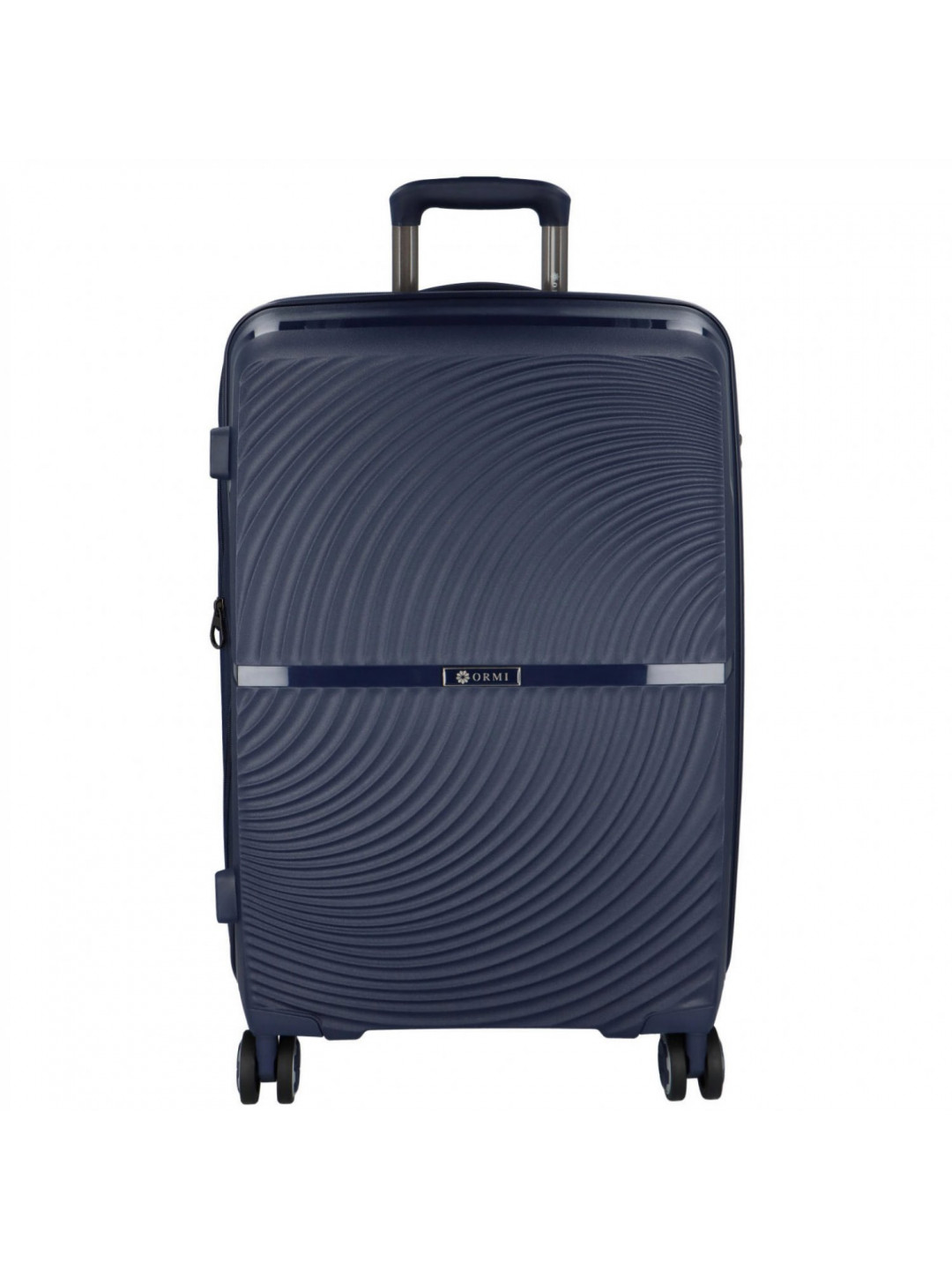 Cestovní plastový kufr Darex velikosti L tmavě modrý