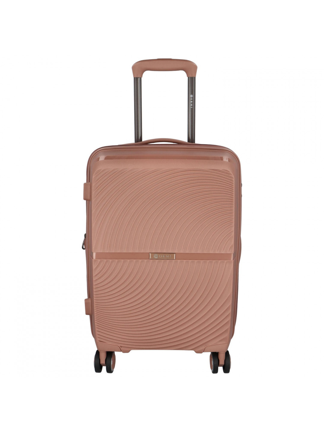 Cestovní plastový kufr Darex velikosti S starorůžový
