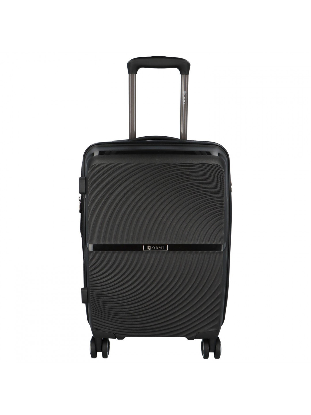 Cestovní plastový kufr Darex velikosti S černý