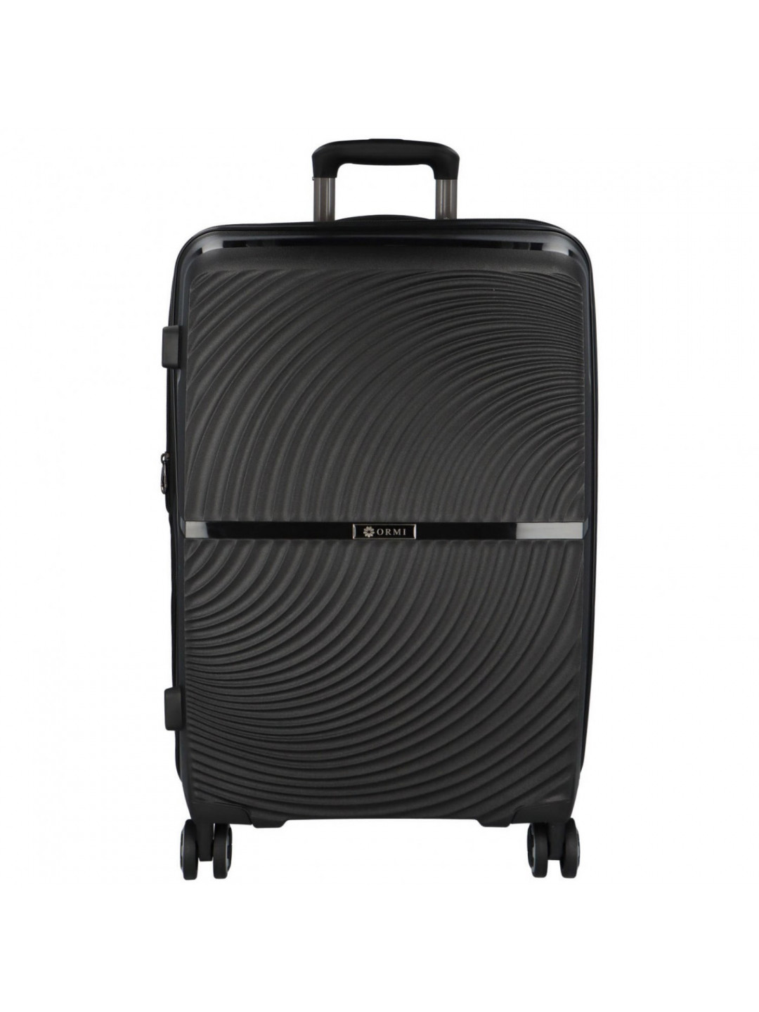 Cestovní plastový kufr Darex velikosti M černý