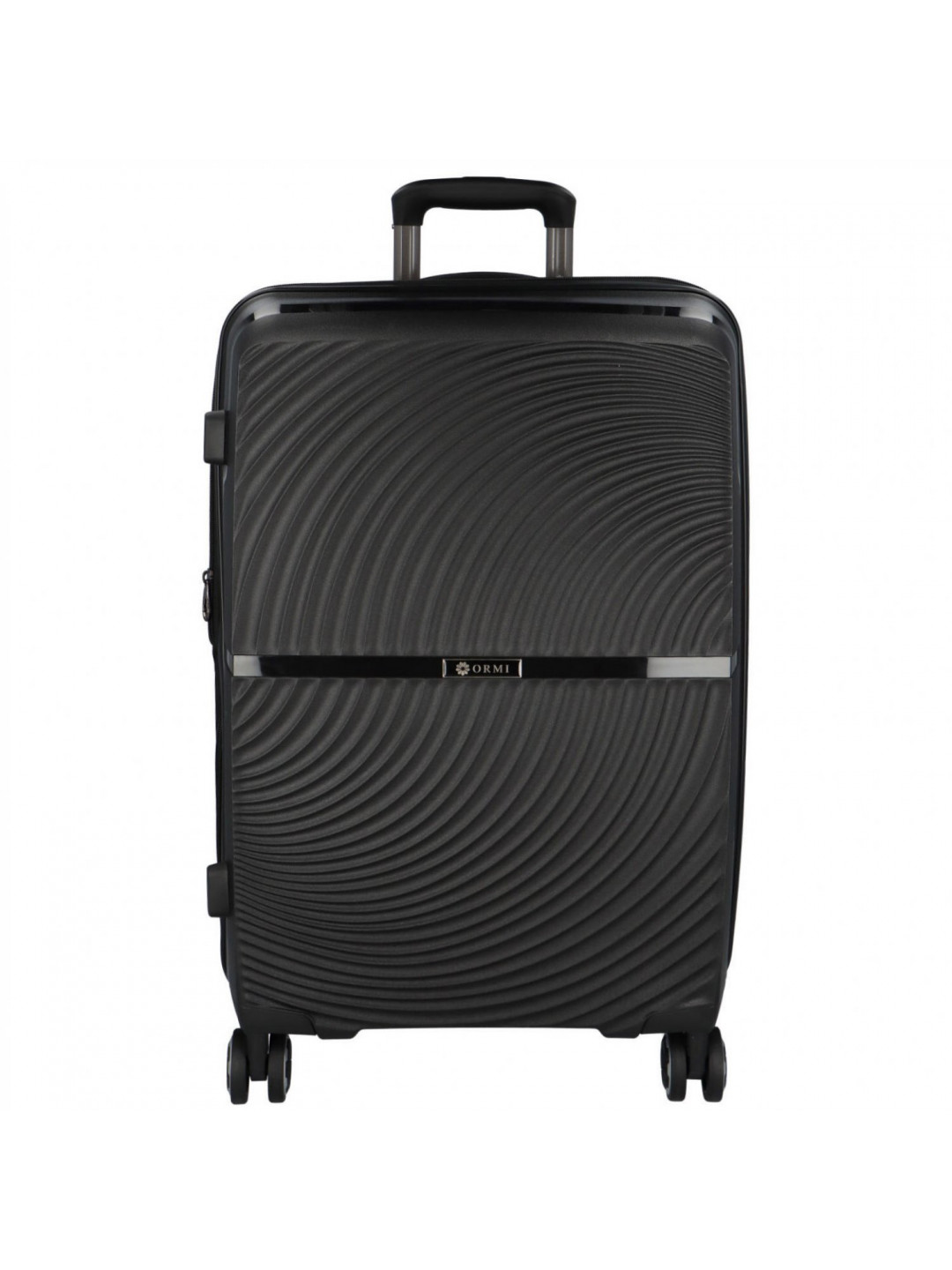 Cestovní plastový kufr Darex velikosti L černý