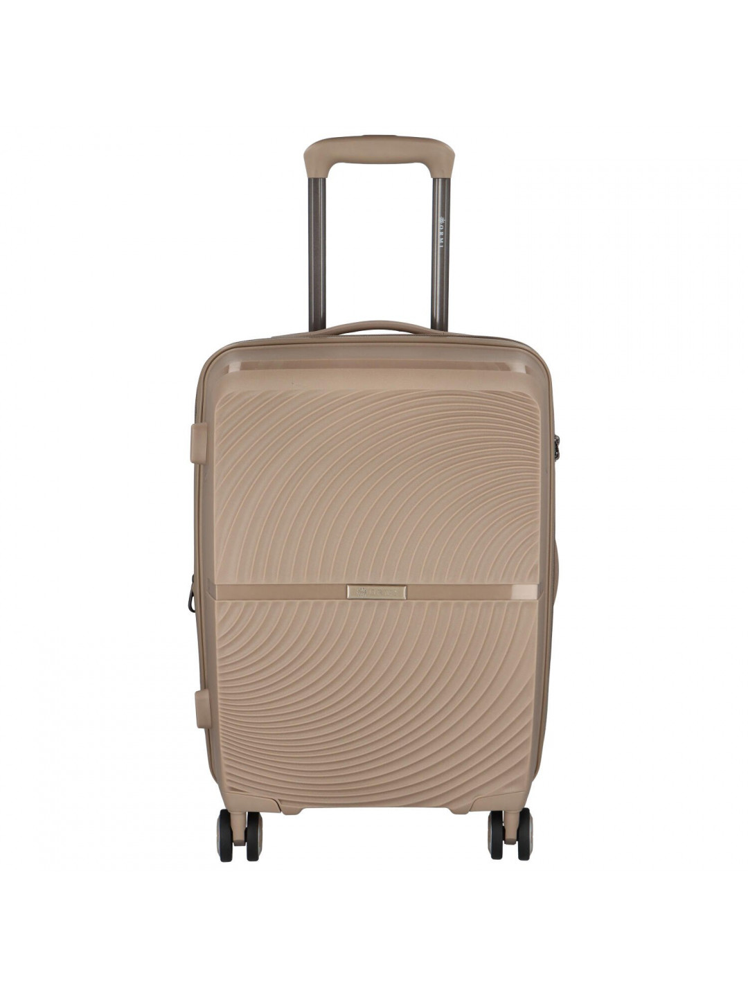Cestovní plastový kufr Darex velikosti S béžový