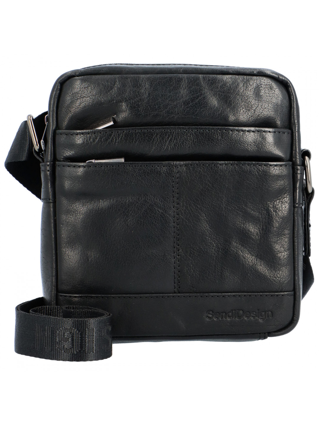 Pánská kožená taška černá – SendiDesign Shaper B