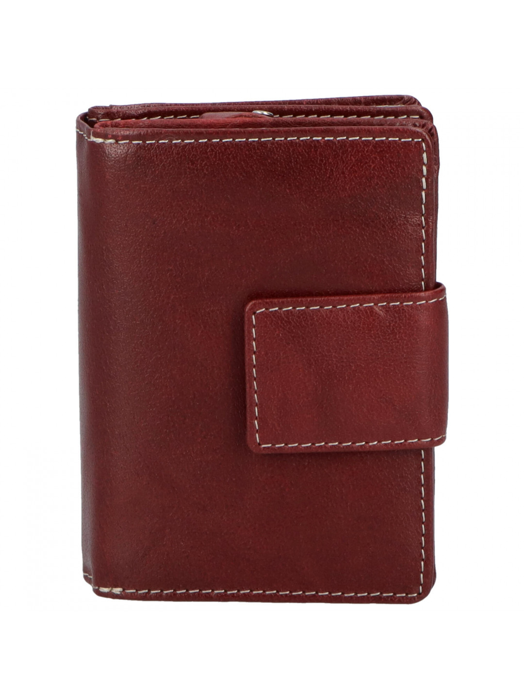 Dámská kožená peněženka vínová – Tomas Intya