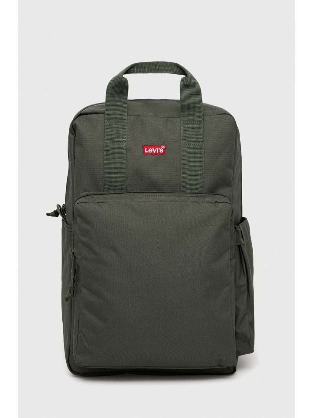 Batoh Levi s zelená barva velký hladký