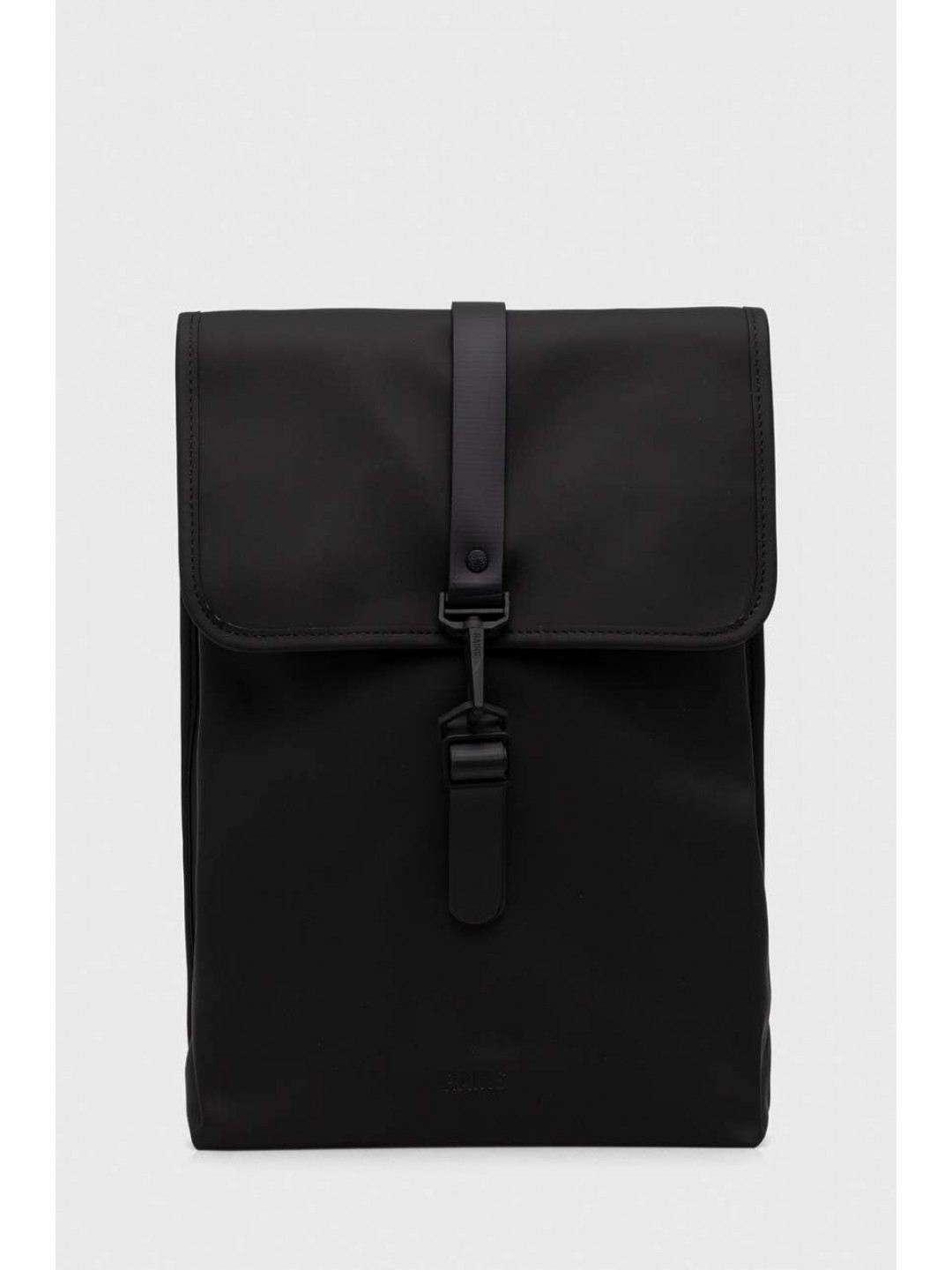 Batoh Rains 13500 Backpacks černá barva velký hladký