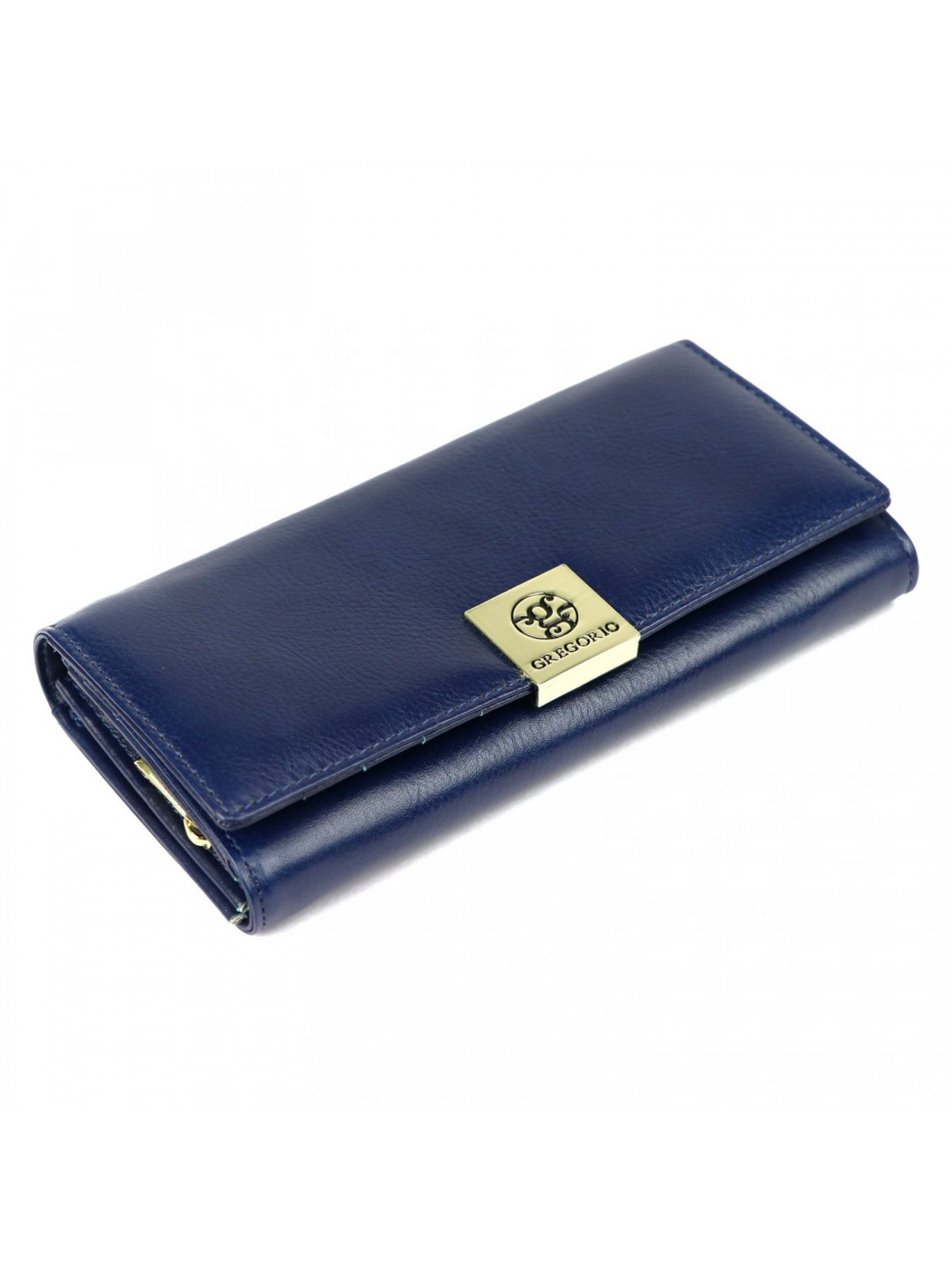 Dámská kožená peněženka modrá – Gregorio Eleonora