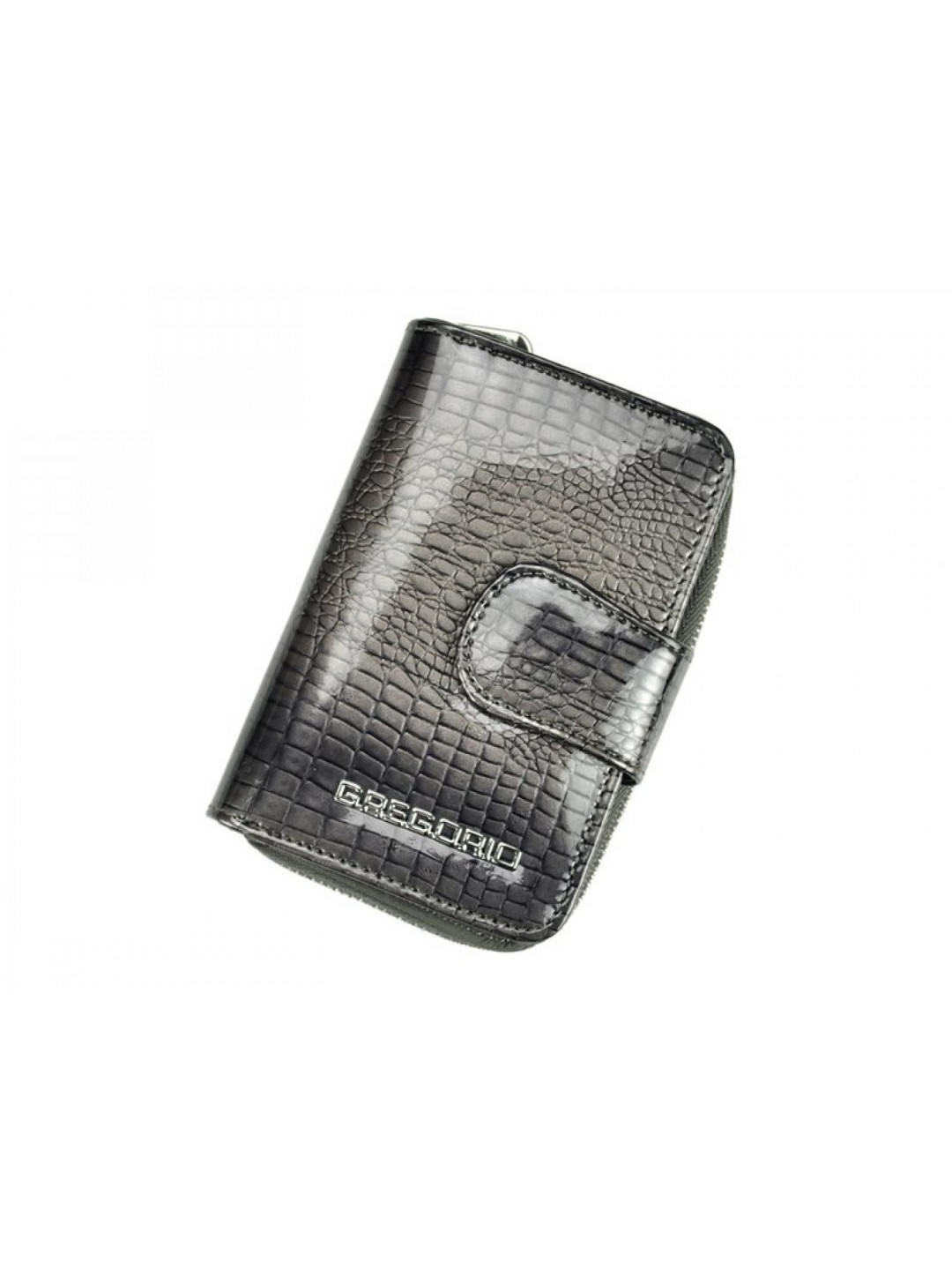 Dámská kožená malá peněženka šedá – Gregorio Manuella
