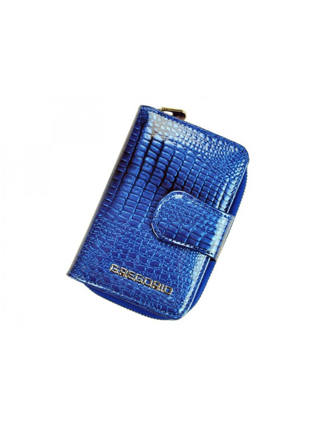 Dámská kožená malá peněženka modrá – Gregorio Manuella