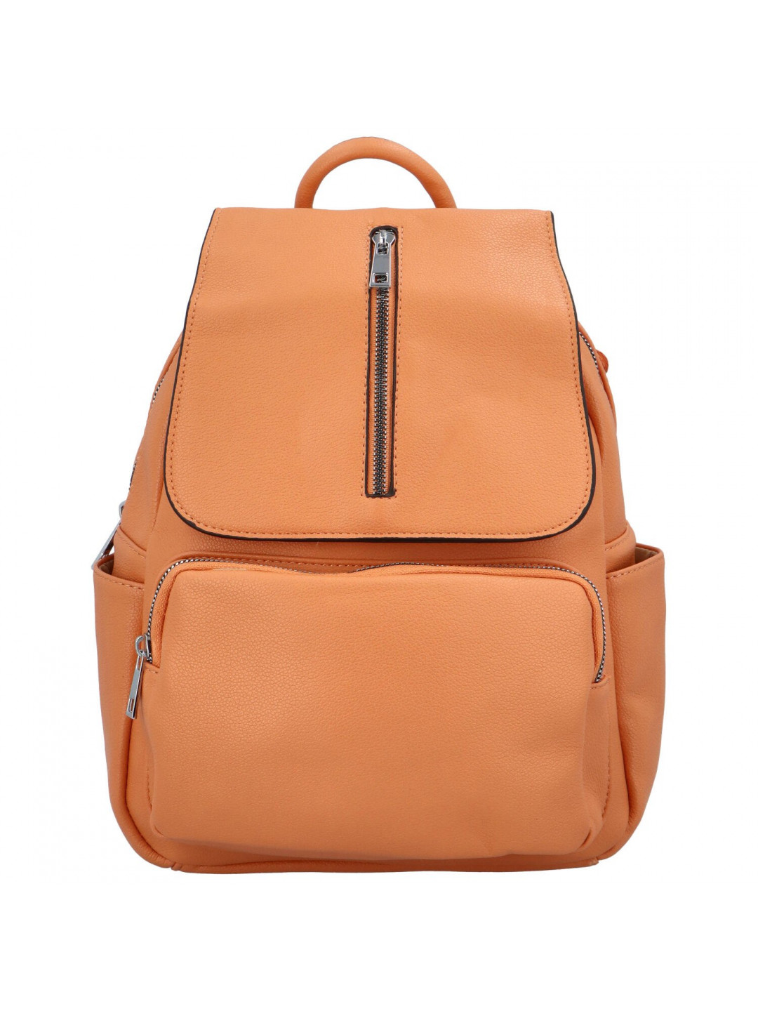 Dámský batoh kabelka pastelově oranžový – Maria C Otoros