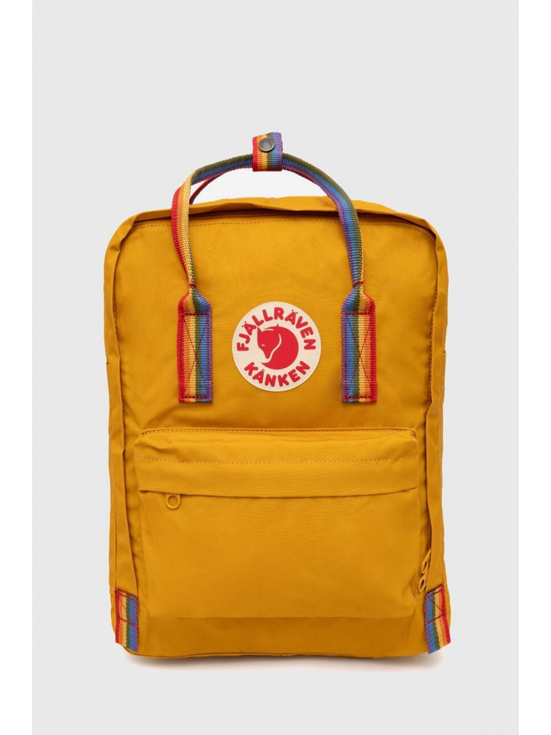 Batoh Fjallraven Kanken Rainbow dámský oranžová barva velký s aplikací F23620