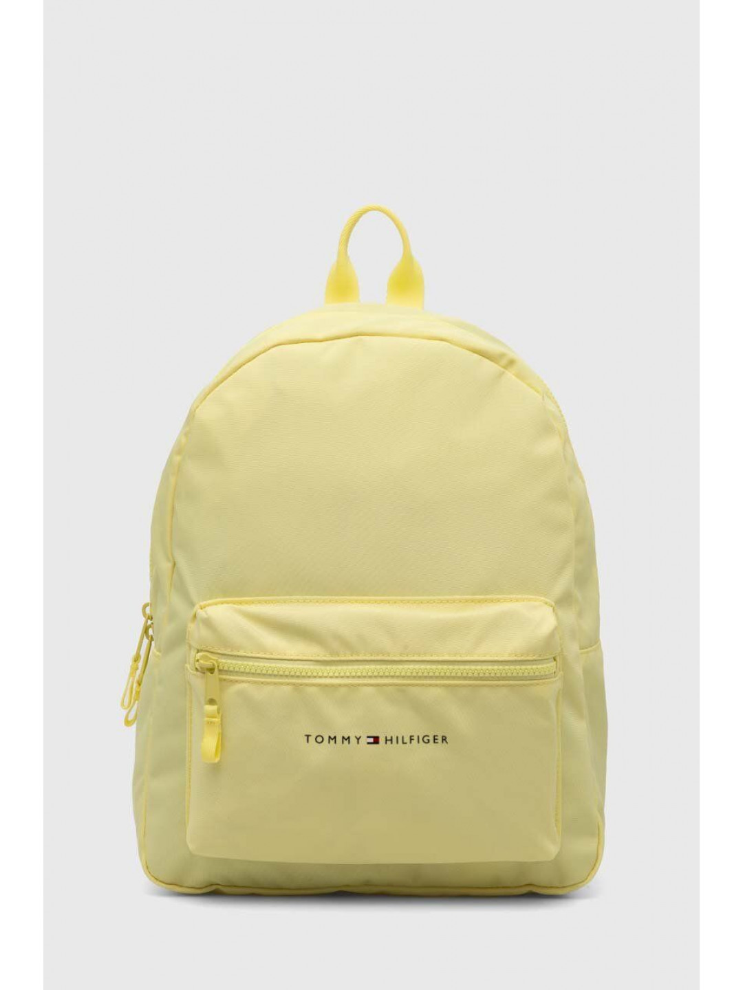 Dětský batoh Tommy Hilfiger žlutá barva velký hladký