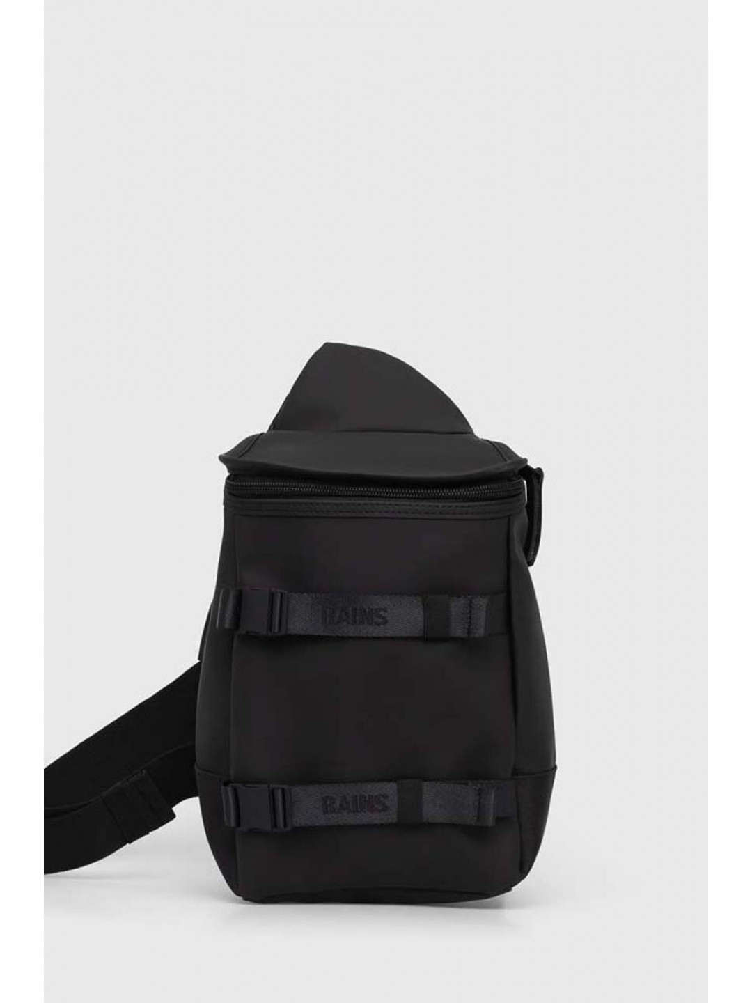 Batoh Rains 14560 Backpacks černá barva malý hladký