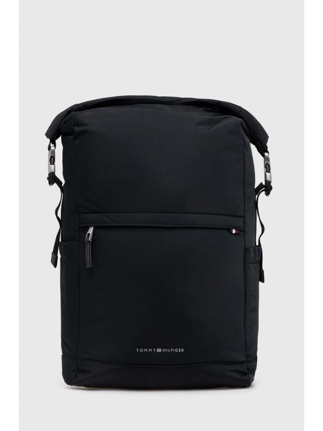 Batoh Tommy Hilfiger pánský černá barva velký hladký AM0AM12221