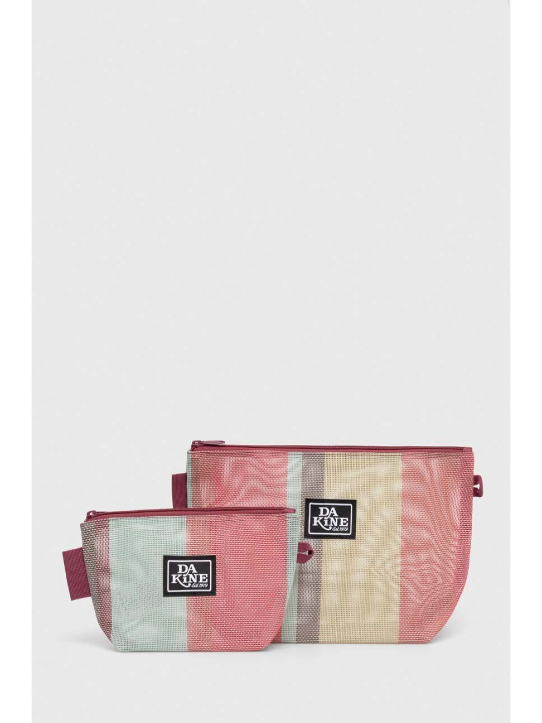 Kosmetická taška Dakine MESH POUCH SET 2-pack růžová barva 10004085