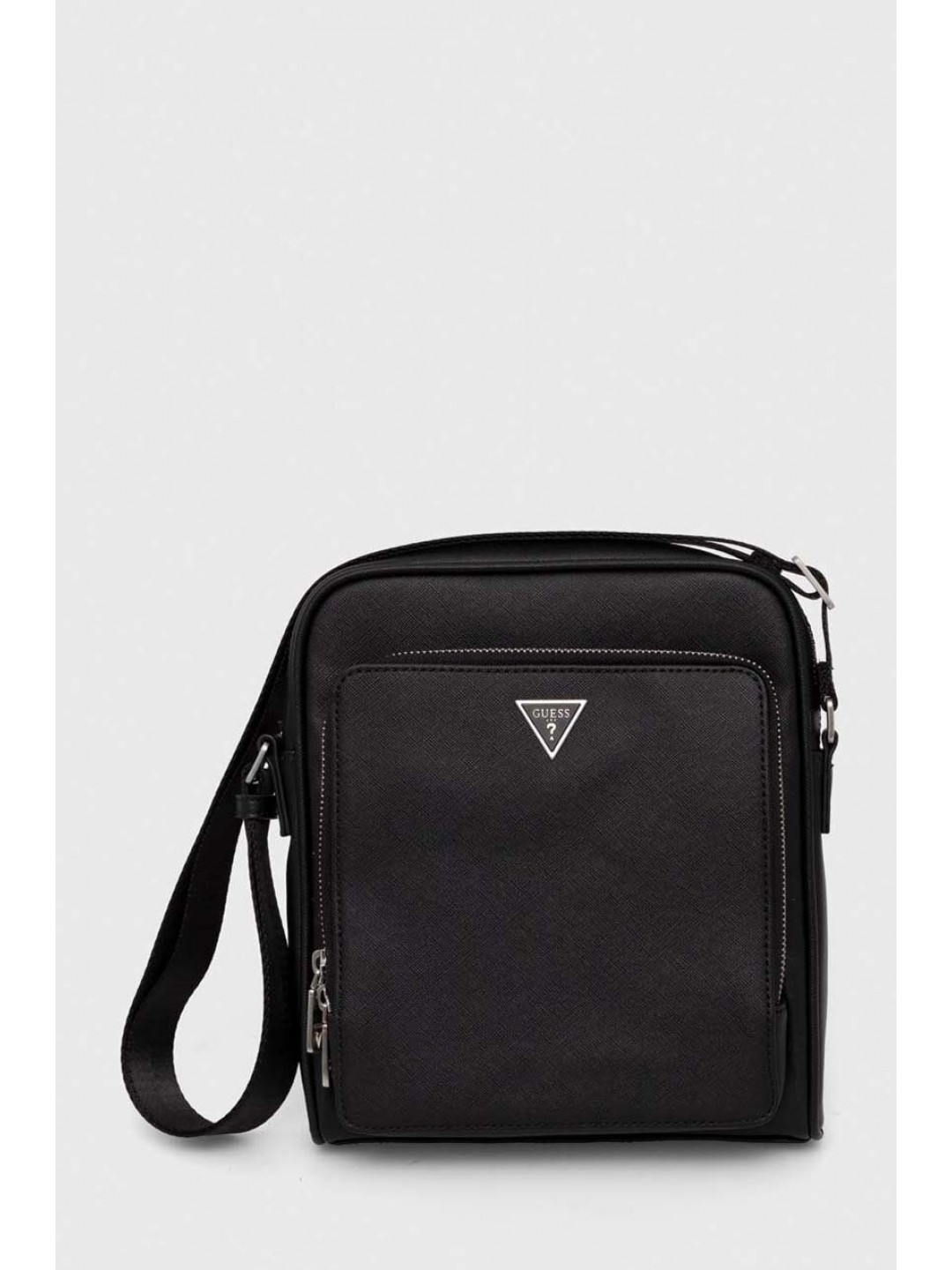 Ledvinka Guess MILANO černá barva HMMISA P4260