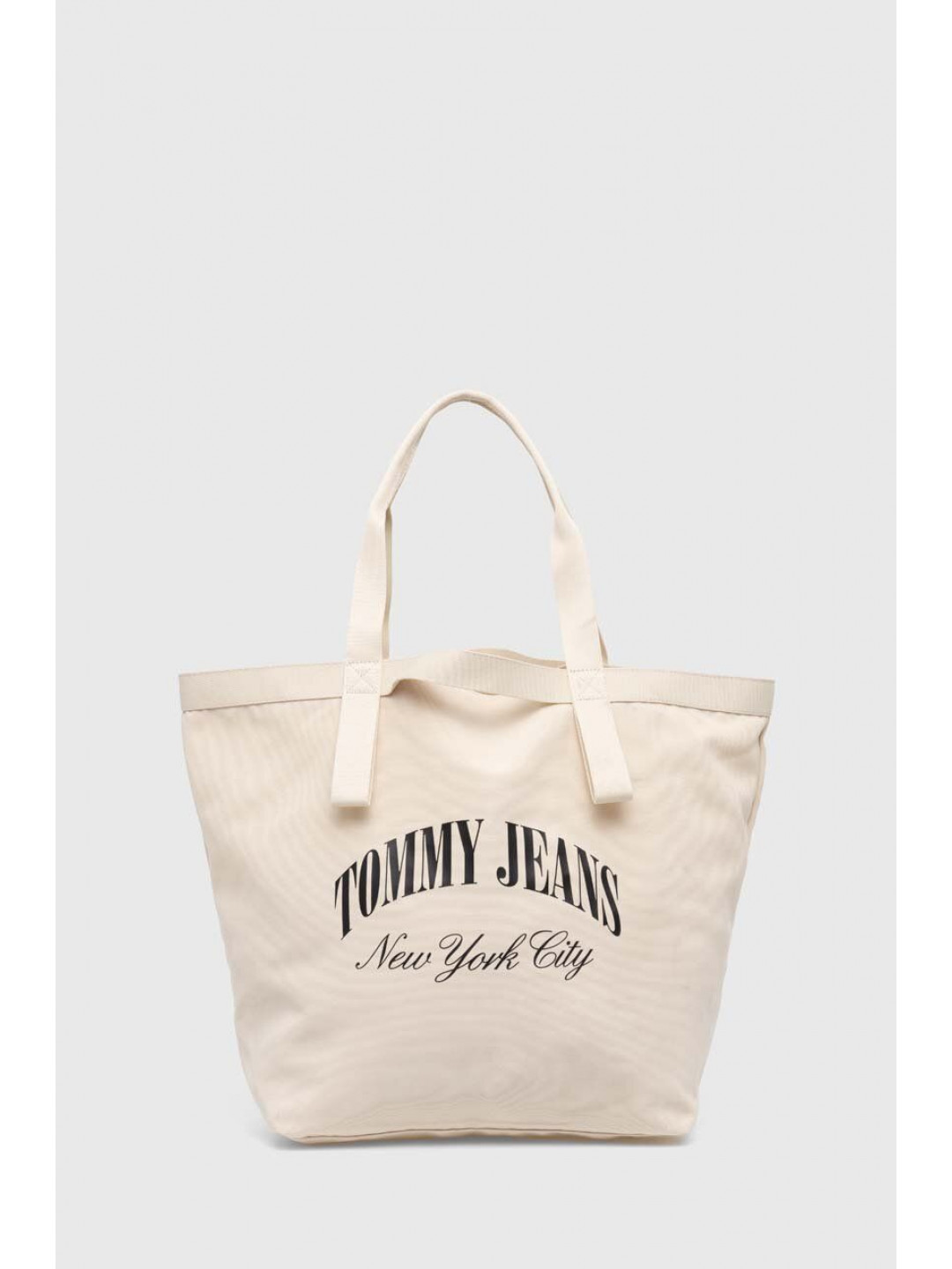 Kabelka Tommy Jeans béžová barva AW0AW15953