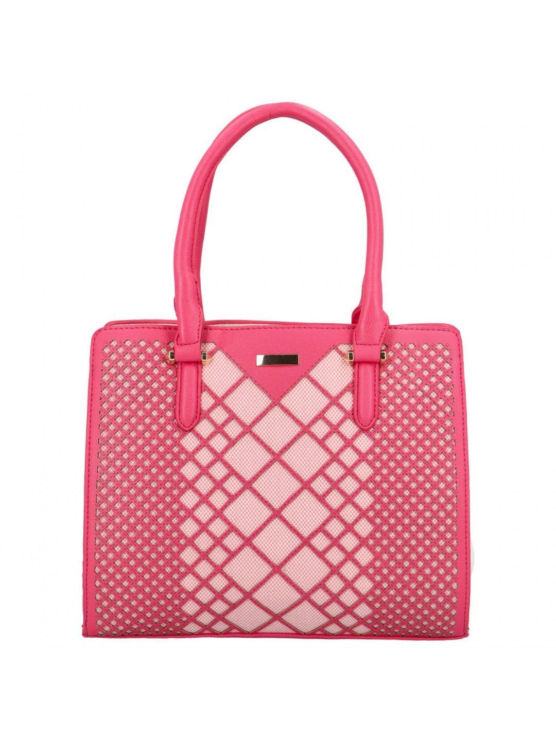 Dámská kabelka přes rameno sytě růžová – Maria C Remini