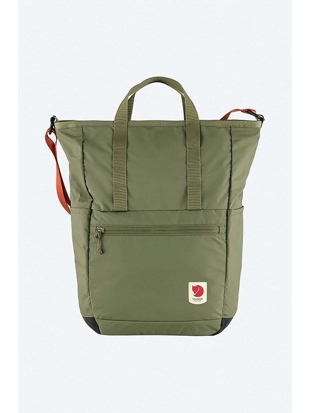 Batoh Fjallraven High Coast Totepack zelená barva velký hladký F23225