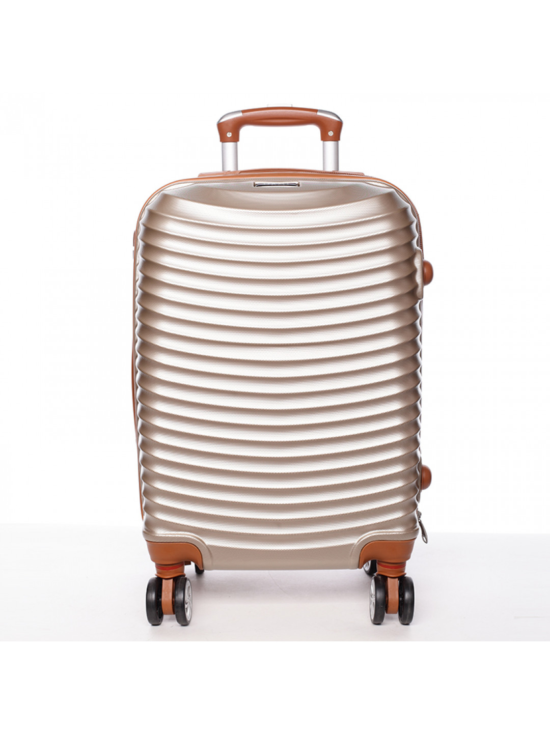 Cestovní kufr pevný zlatý – Ormi Jellato L