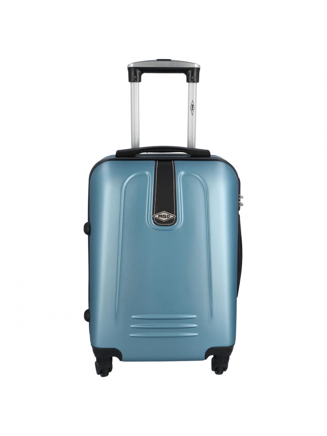 Skořepinový cestovní kufr bledě modrý – RGL Jinonym XS